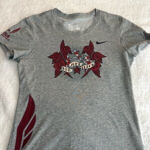 ⭐️ 3/$20 Nike Gray Dri-Fit Tee “Run Jump Throw” USA women’s track and field  med